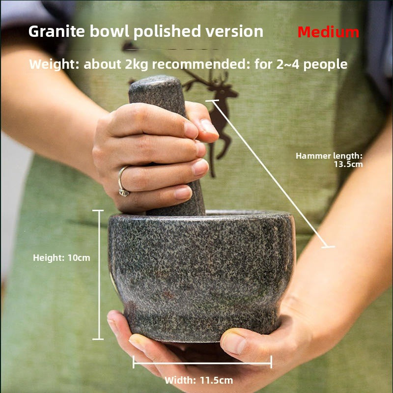Natural Stone Garlic Masher