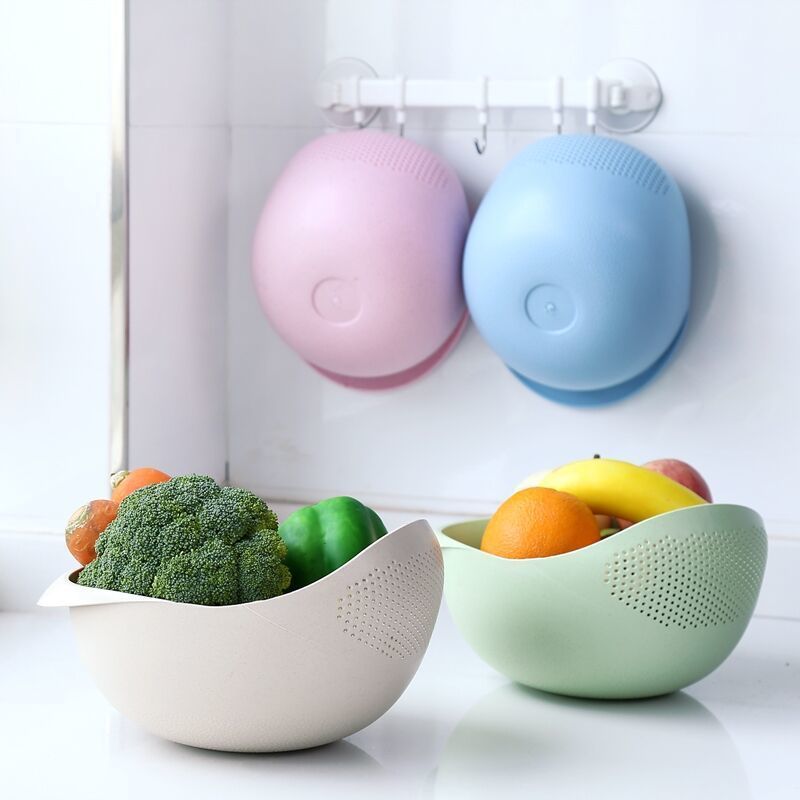 Household rice washing sieve