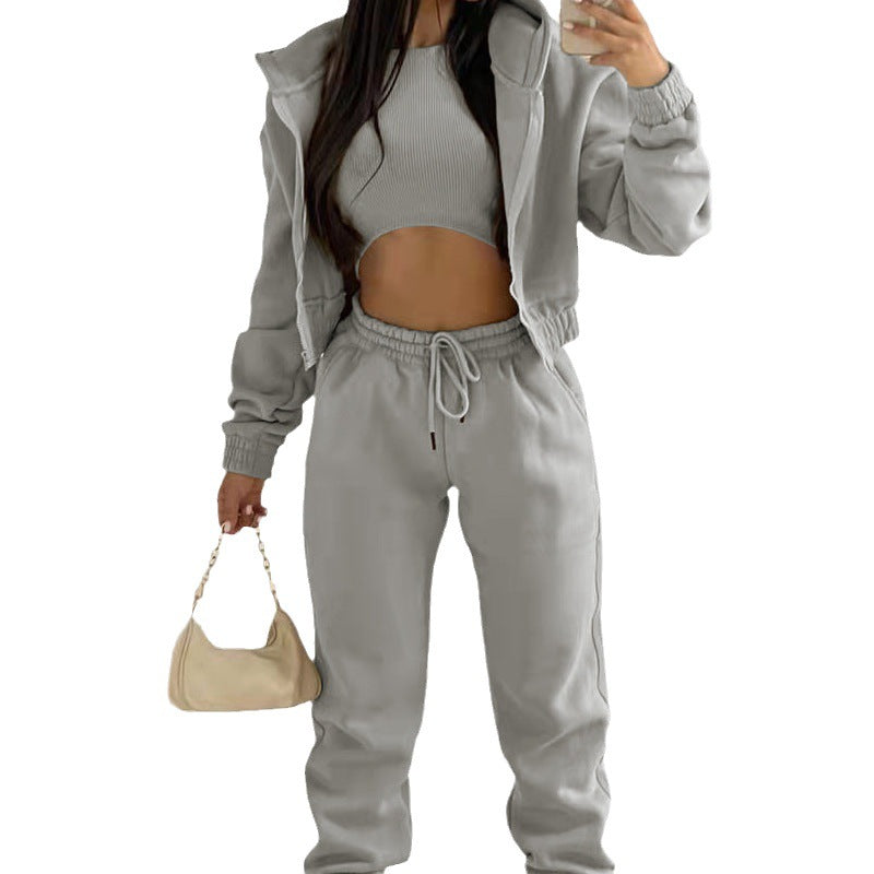 Women's Casual Hooded Sweatshirt and Pants